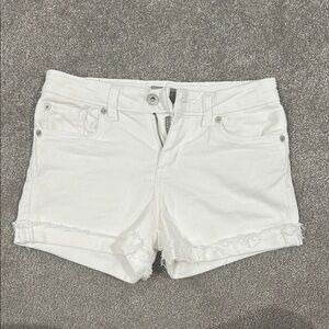 Lucky Brand White Classic Cotton Shorts